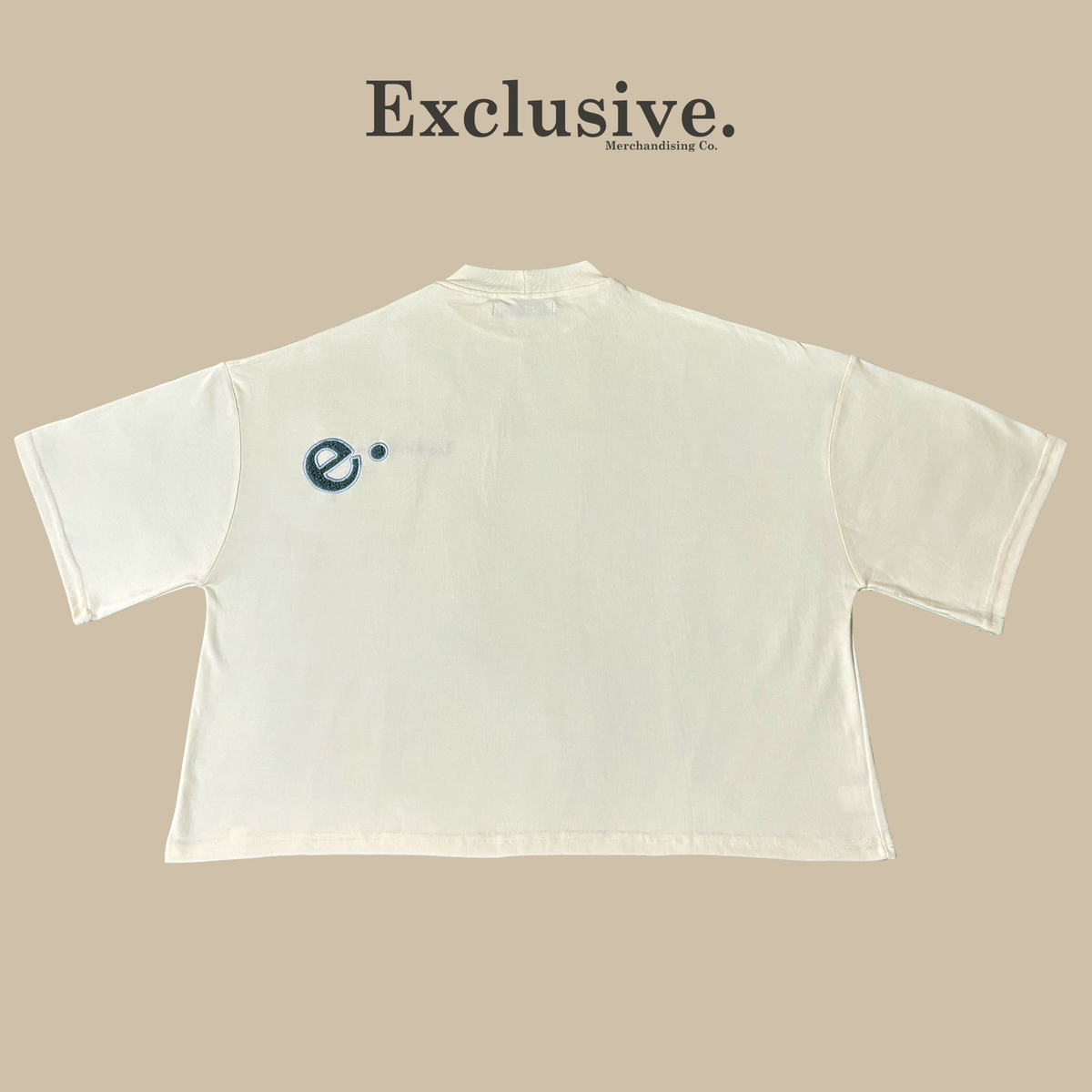 God Wear Cream Oversize Boxifit Premium Tee