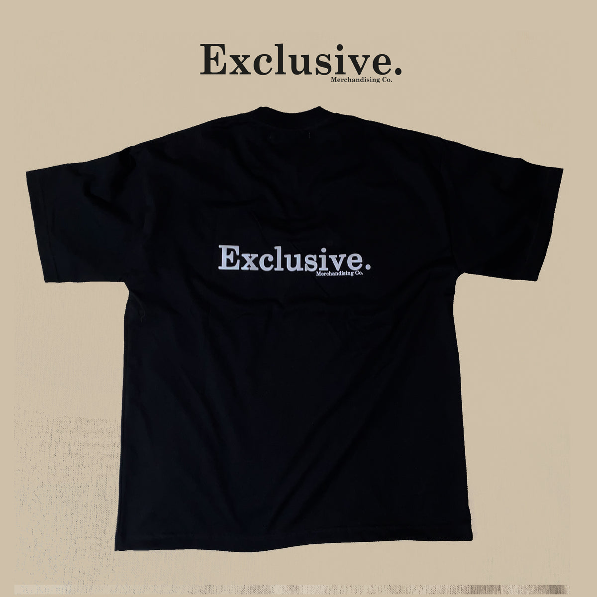 Exclusive. Oversize Premium Black Tee (Classic Item) 