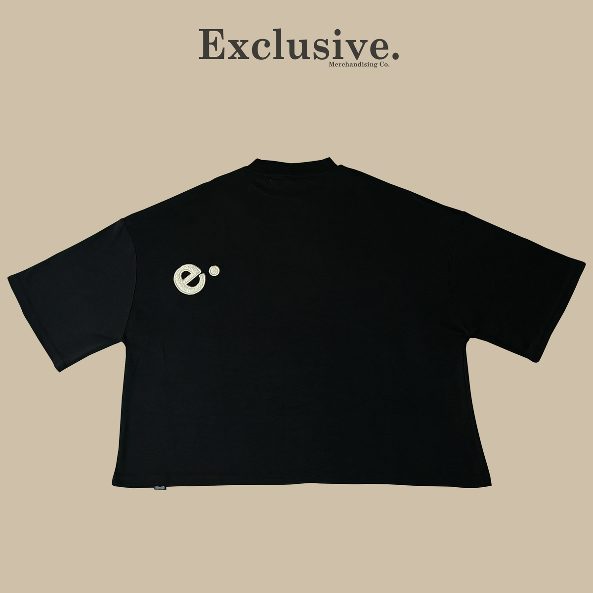 God Wear Black Oversize Boxifit Premium Tee